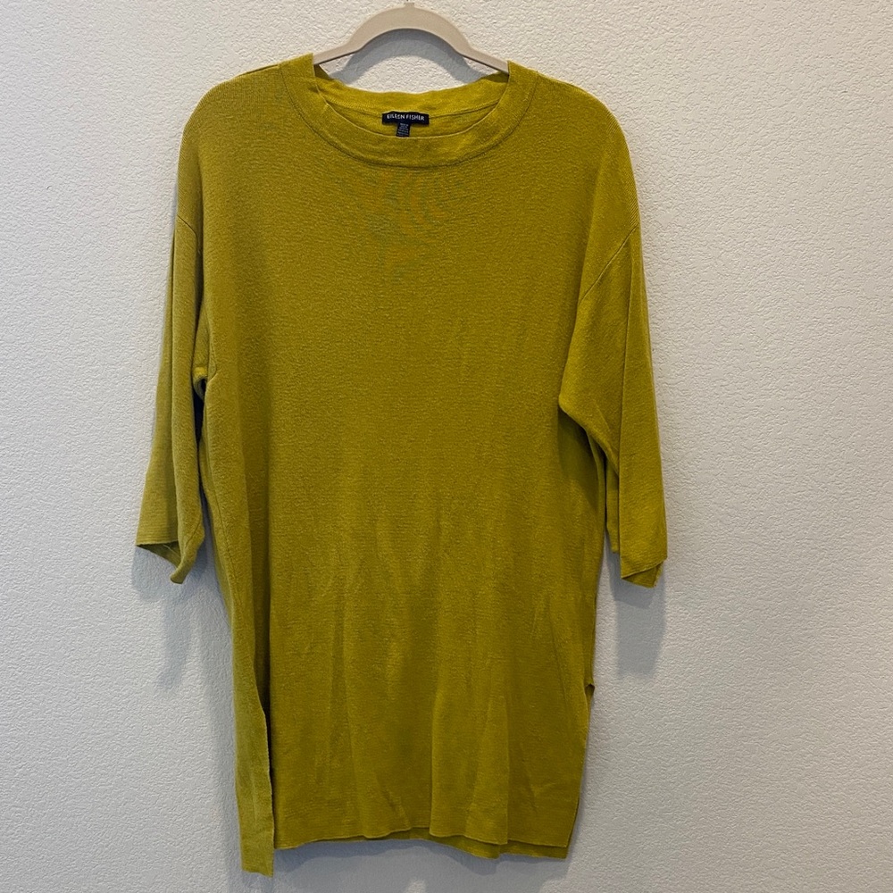 Eileen Fisher | Silk blend tunic sweater